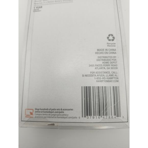 Hampton Bay Candle Remote Controller 1002 075 727 Timer Dimmer CR2025 New - Picture 4 of 7